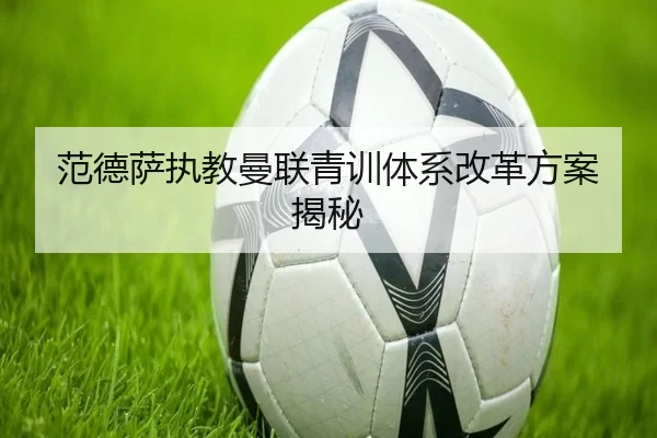 范德萨执教曼联青训体系改革方案揭秘